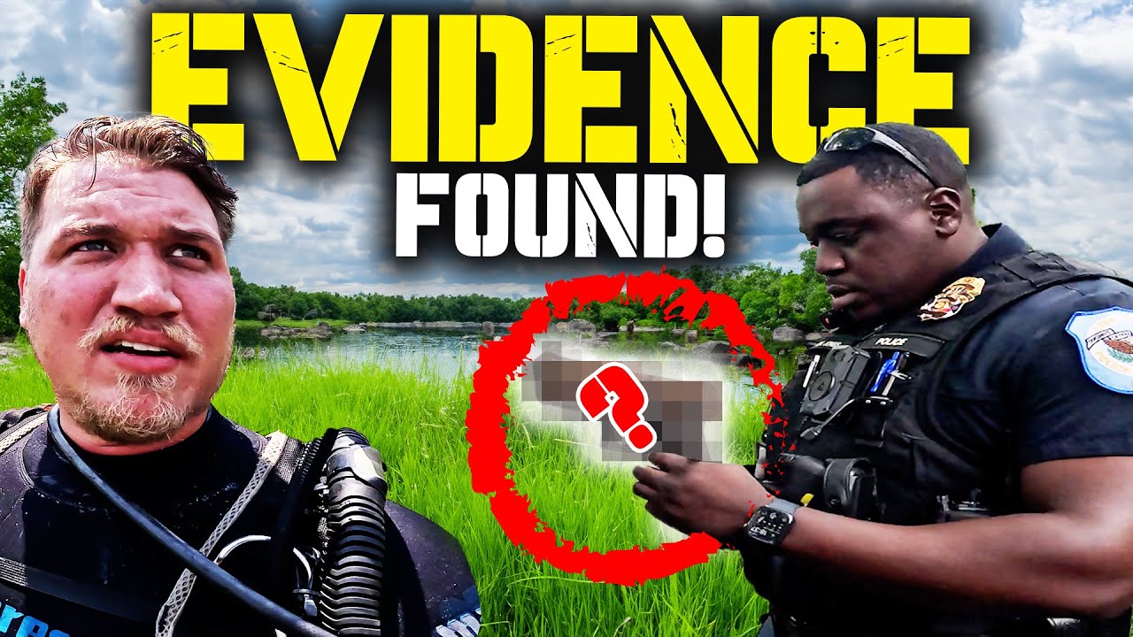 Cops Show Up After Finding Criminal Evidence Scuba Diving!