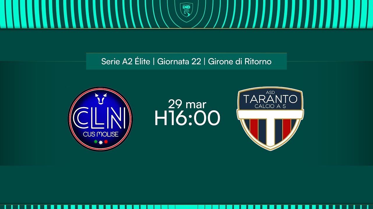 Laborvetro CLN CUS Molise-New Taranto 1-1 | 22ª giornata | Serie A2 Élite 2024/2025 - Girone B