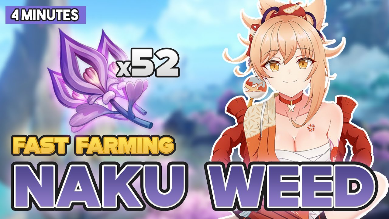 Naku Weed (52 Total): Quick Farming Locations & Fast Route | Genshin Impact