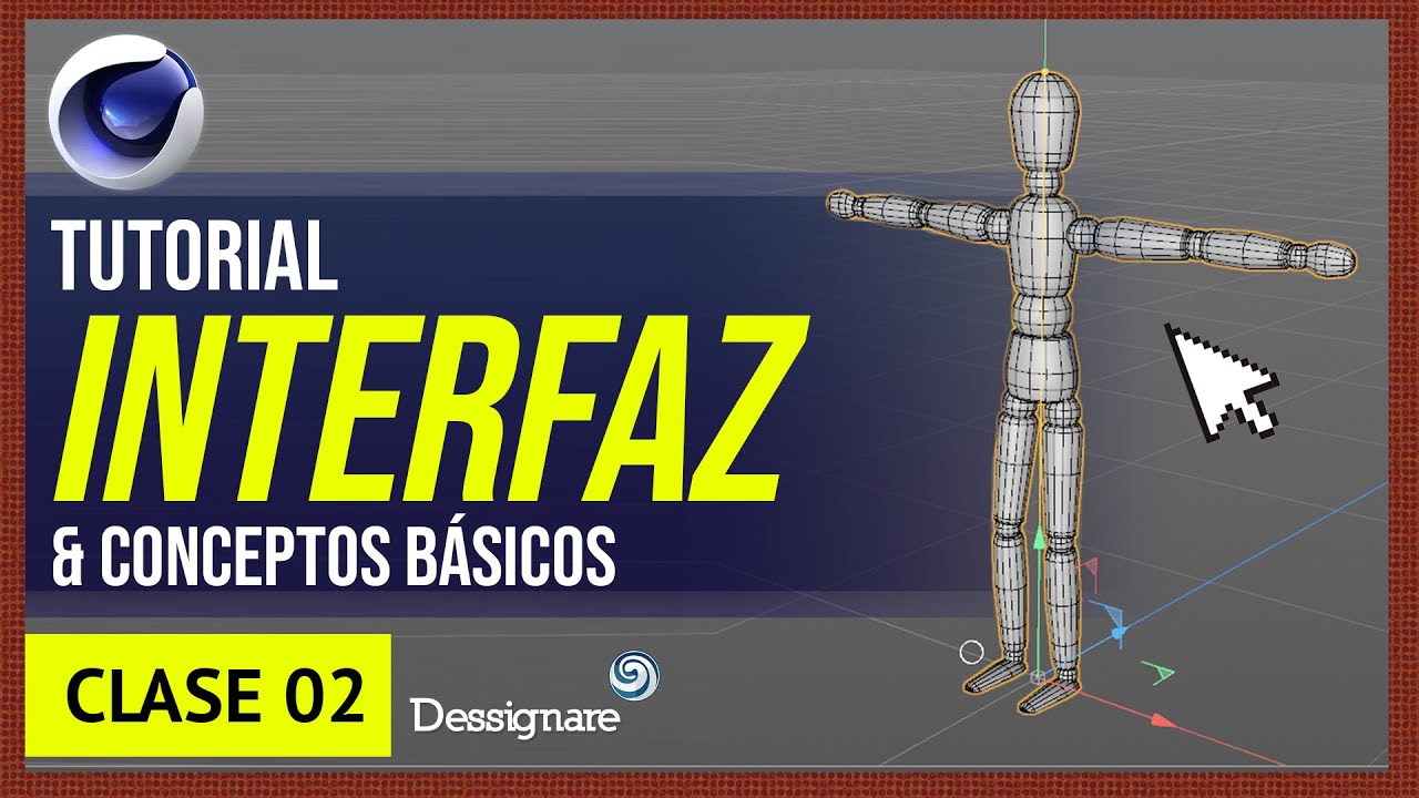 Interfaz y primer vistazo a CINEMA 4D | Tutorial #02