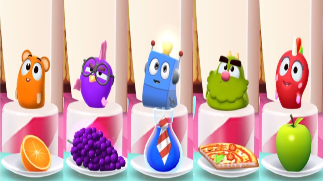 Squeak Vs Gus Vs Flip Vs Sugar Vs Dot My Talking Tom 2