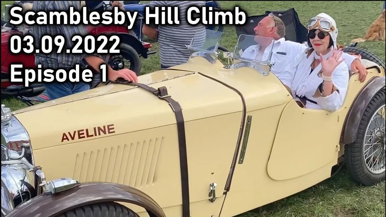 Footage of the Lincolnshire Wolds Vintage Car/Bike Hill Climb Event @ Scamblesby