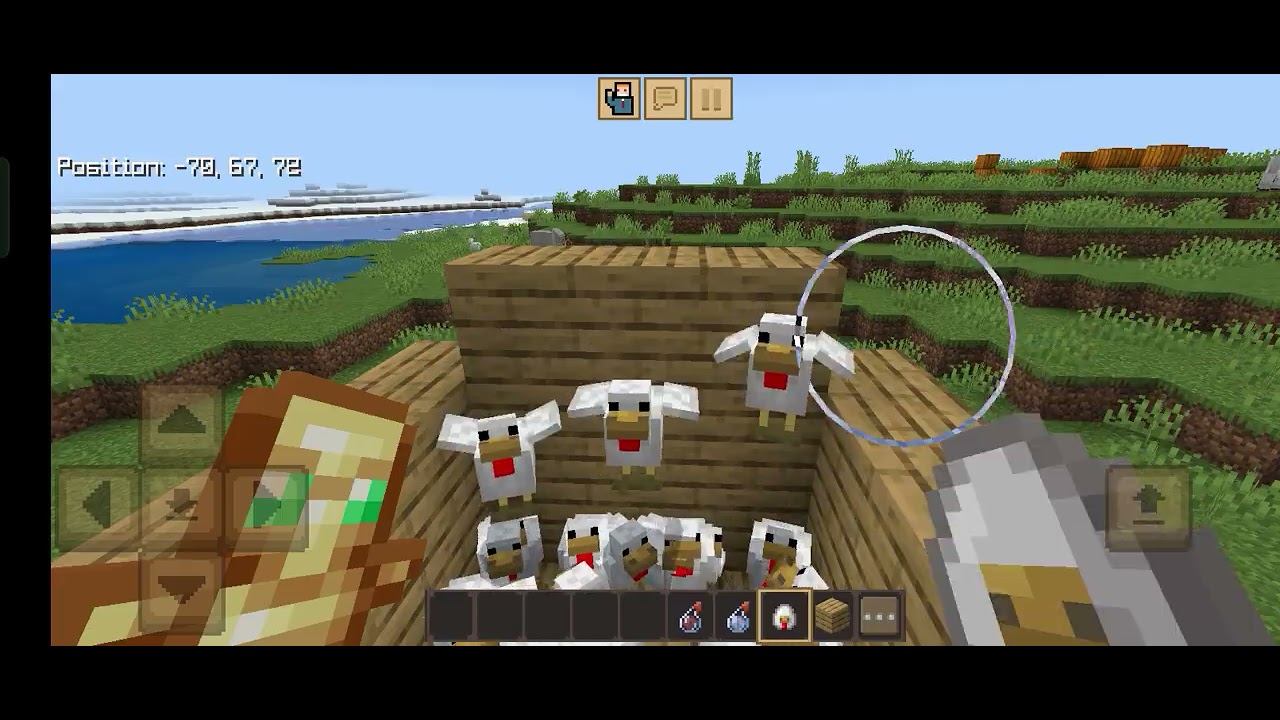 How to make a elytra booster chicken farm!!!