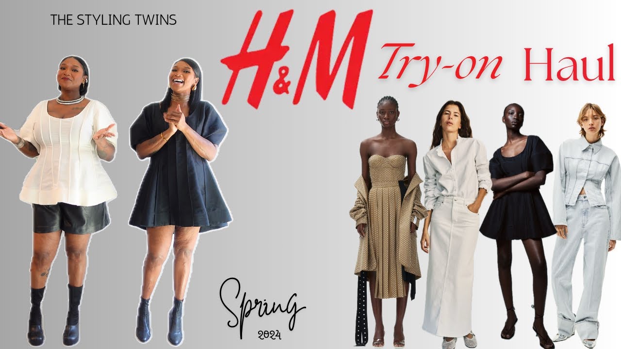 SPRING 2024 H&M TRY-ON HAUL (new in & closet essentials)