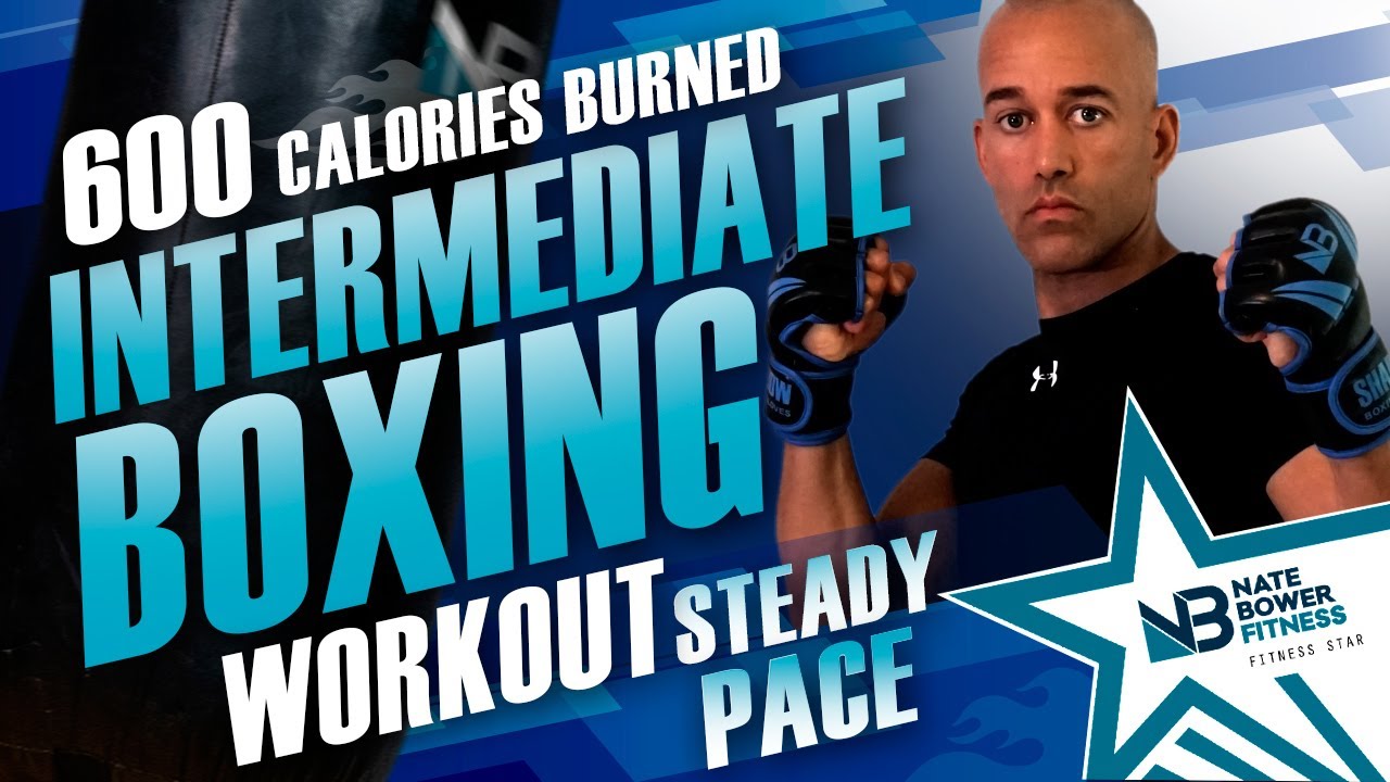 600 Calorie Steady Pace Boxing Workout | NateBowerFitness