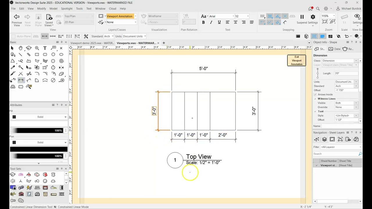 14 видовых экранов Vectorworks 2025