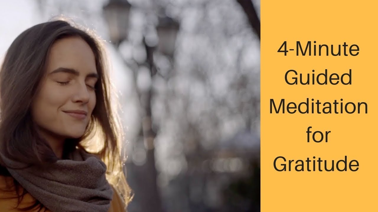 4-minute Guided Meditation for Gratitude - Boost your happiness! 😀❤️
