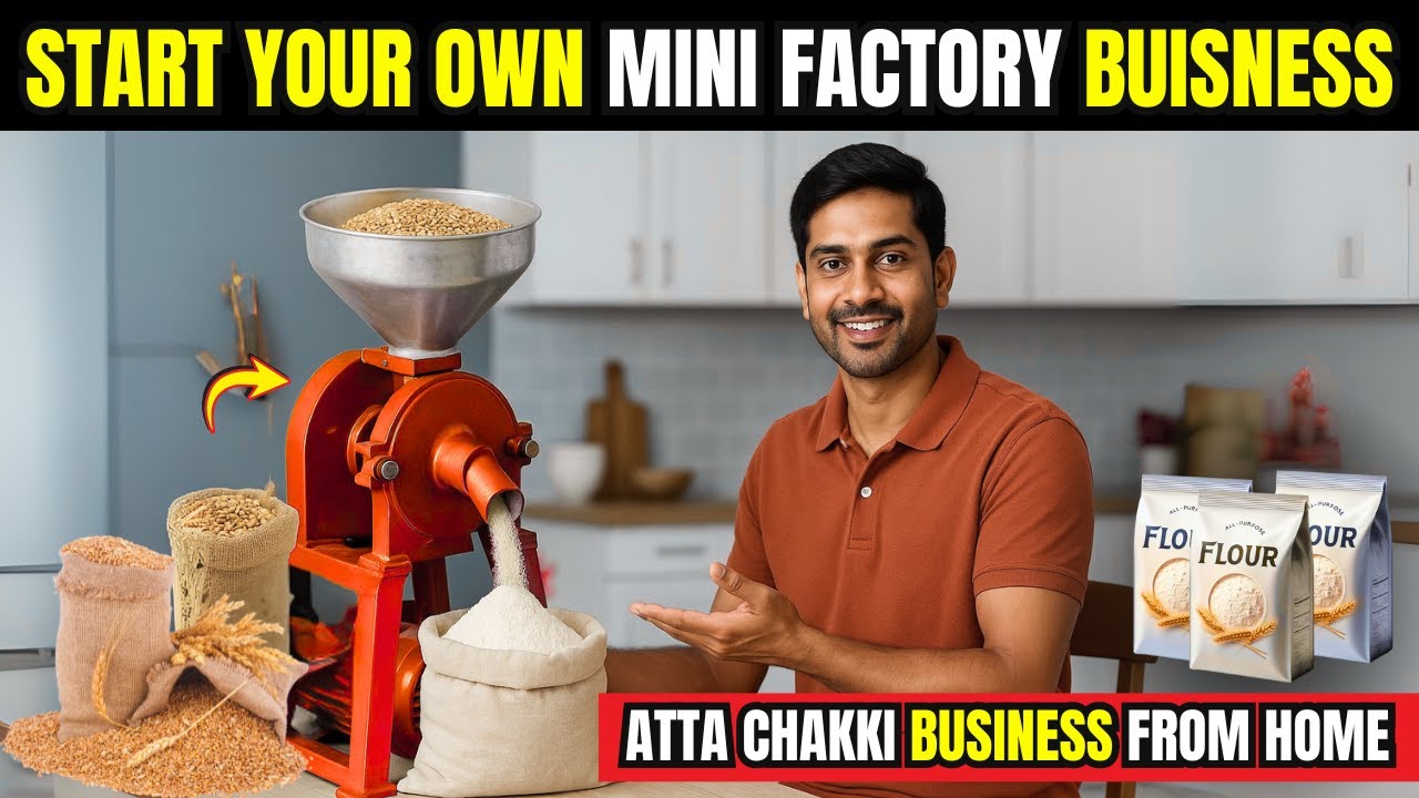 How to Start an Atta Chakki Business from Home - Wheat Flour Manufacturing Business