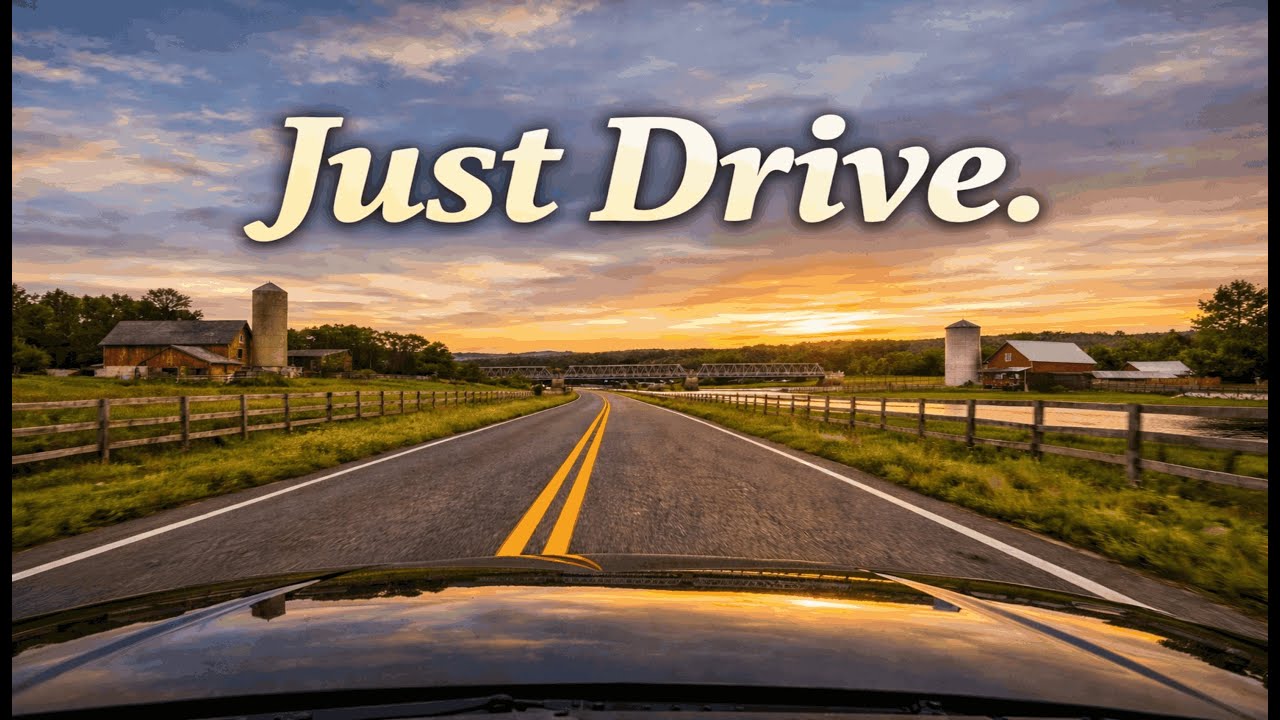 Just Driving Through America 🇺🇸 | New Jersey to Pennsylvania Farm Roads
