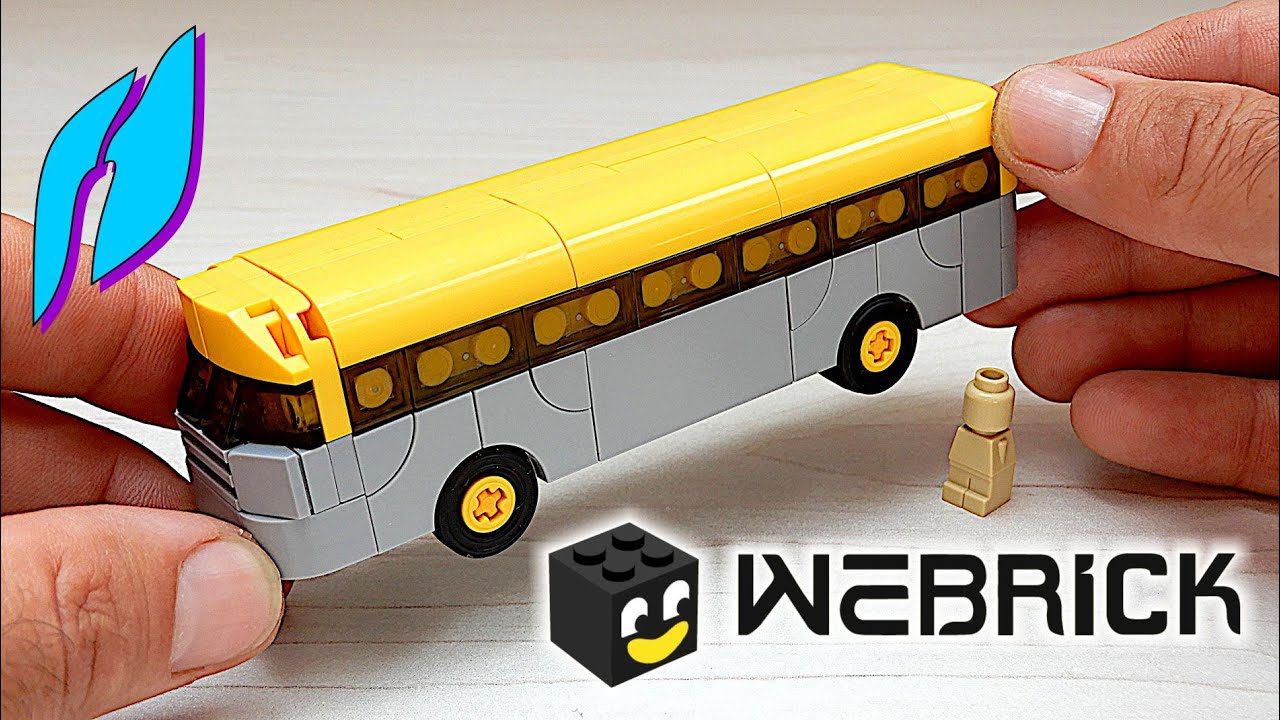 How to Build the Classic American Bus (MOC - 4K) 