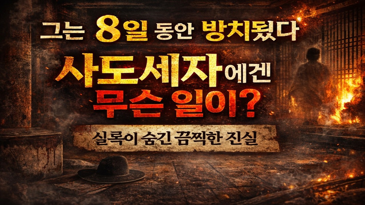사도세자가 뒤주에서 8일 동안 남긴 마지막 말 | 조선왕조실록에 있는 실화!