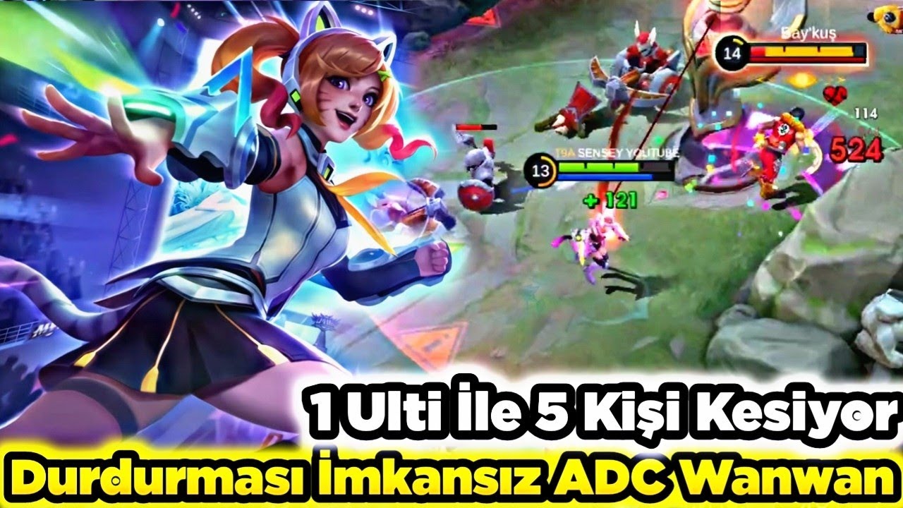 1 Ulti İle 5 Kişiyi Kesiyor Gizli Meta Wanwan İle Solo Girdiğiniz Maçları Kazanın Mobile Legends