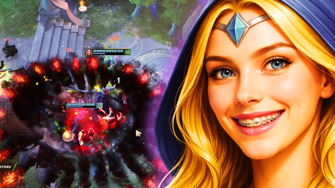 NEW Crystal Maiden MID 1v5 Build in 7.40c – She’s BROKEN?! ❄️ | Dota 2