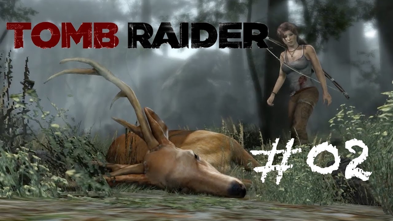 Tomb Raider GamePlay | Mission 02 | Hunting Deer Using Makeshift Longbow