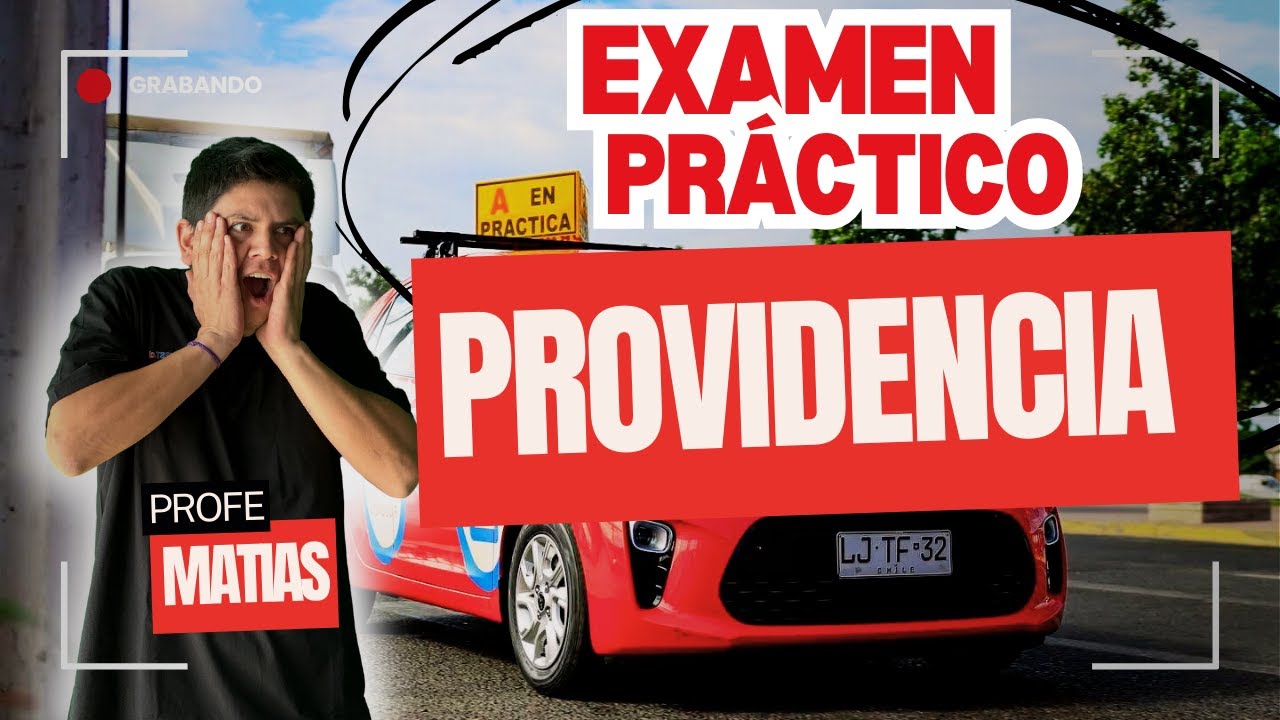Examen práctico de conducir comuna de Providencia📍🚗 ✅