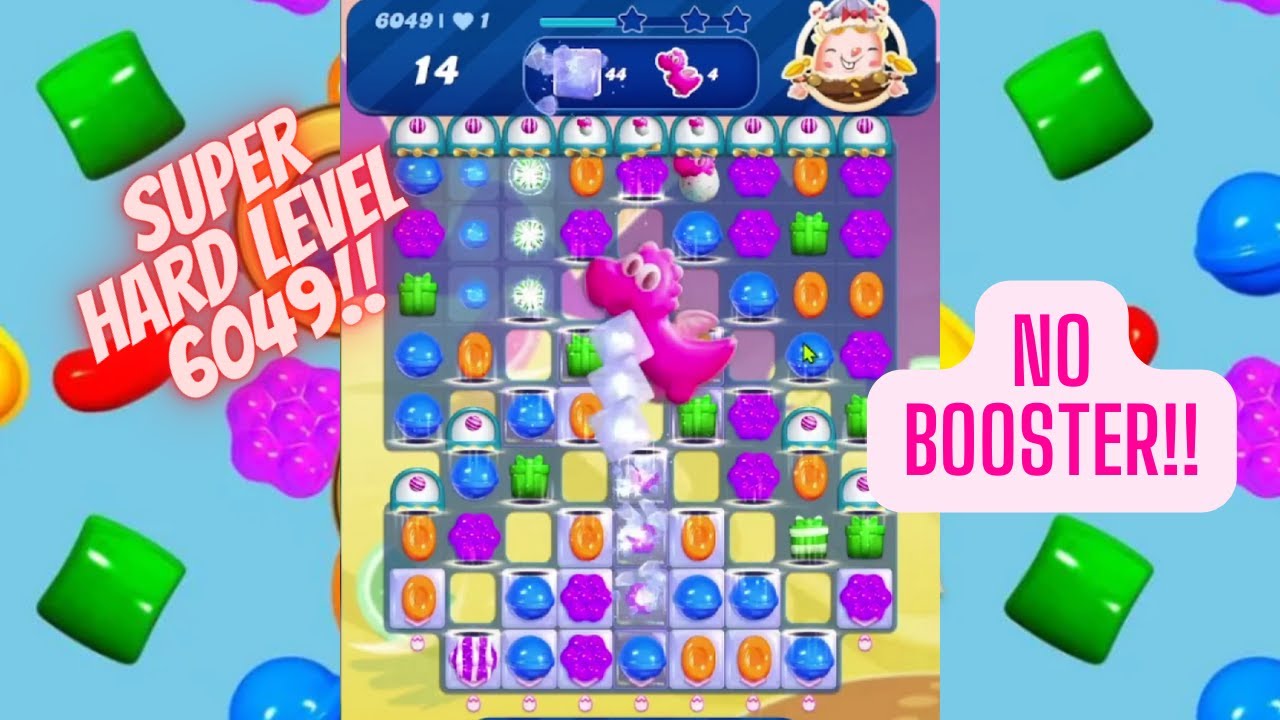 How to Win Candy Crush Saga Level 6049 - No Boosters