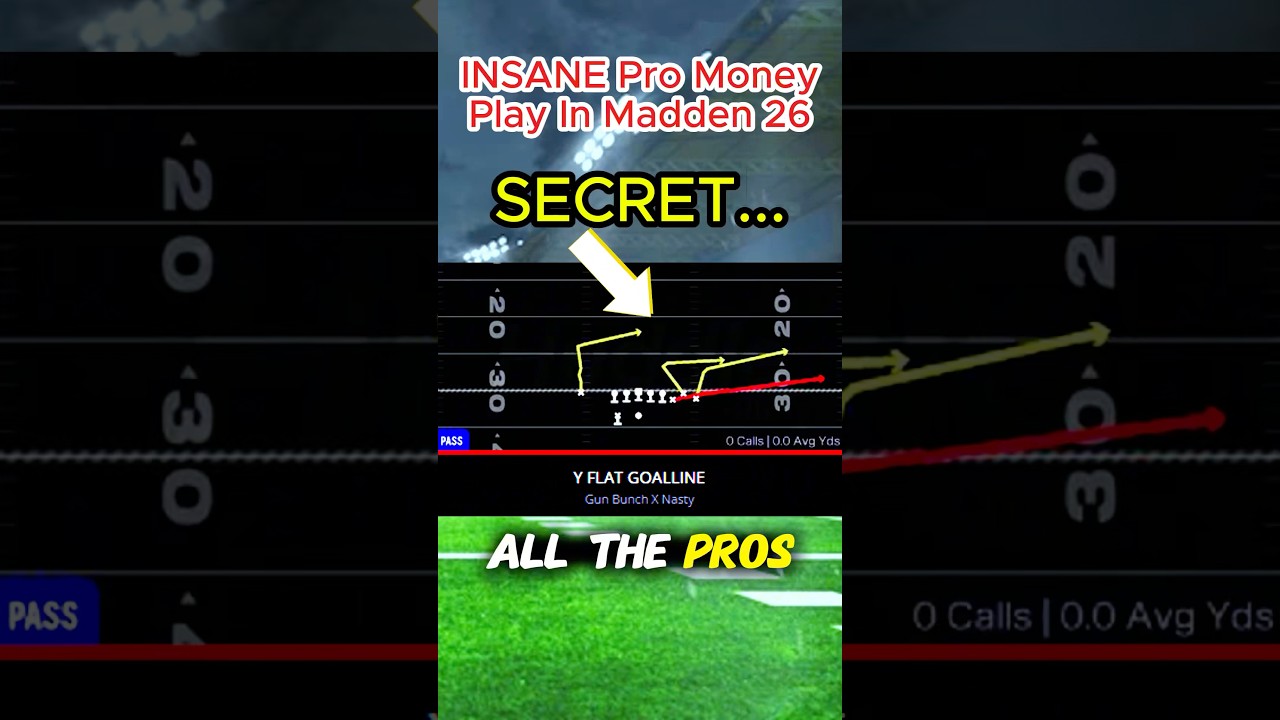 Steal This INSANE Pro Money Play in Madden 26! 🔥 (NOT FAIR) #shorts