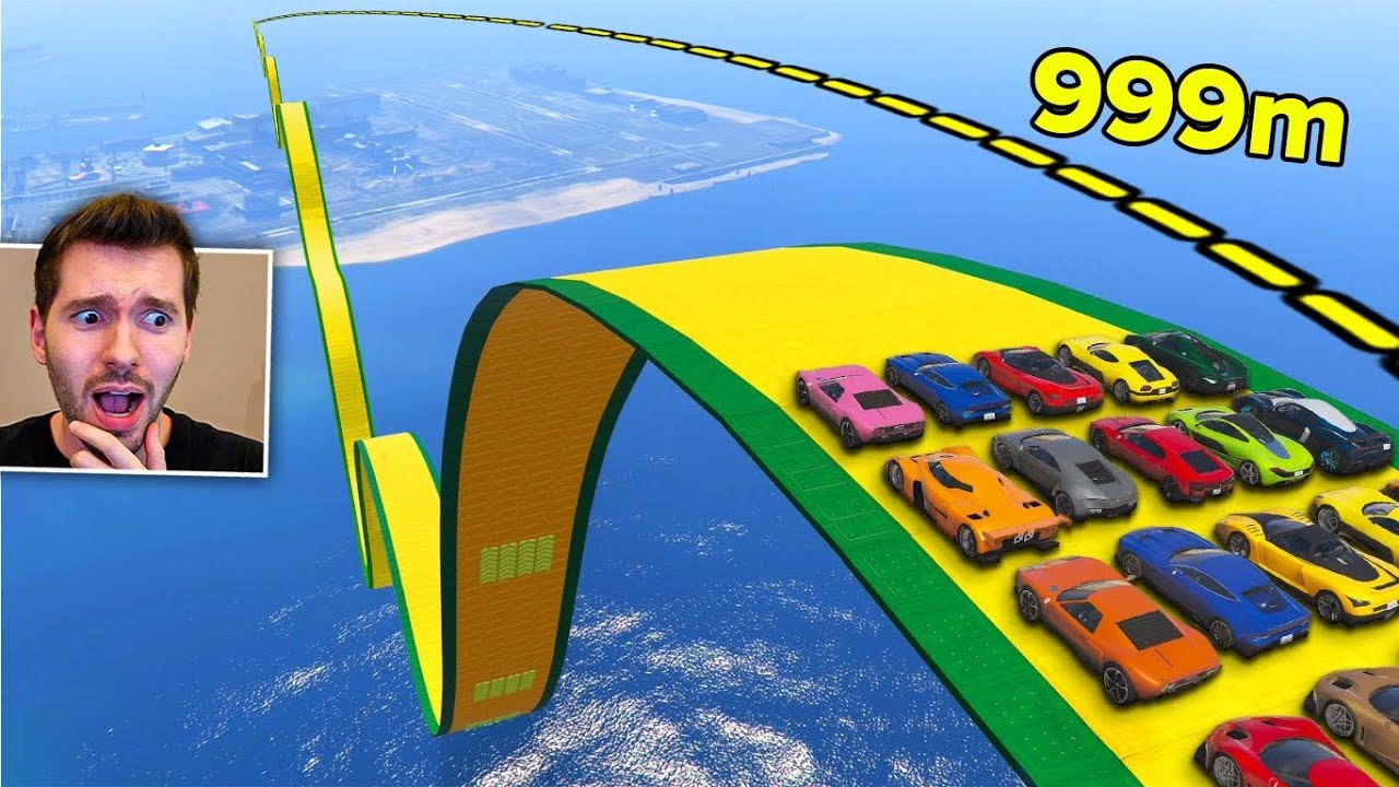 GTA V Online: VAI E VOLTA com 38 km de MEGA RAMPA!