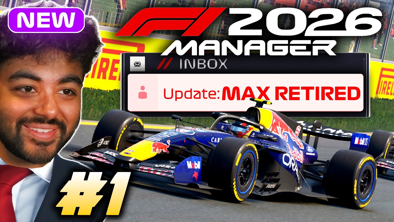 Карьера в F1 Manager 2026, часть 1: Восстановление Red Bull БЕЗ Макса Ферстаппена...