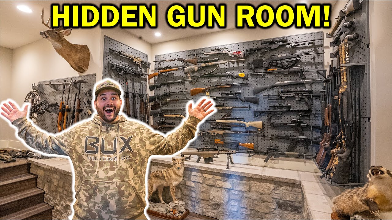 Building a HIDDEN GUN VAULT in My Basement!