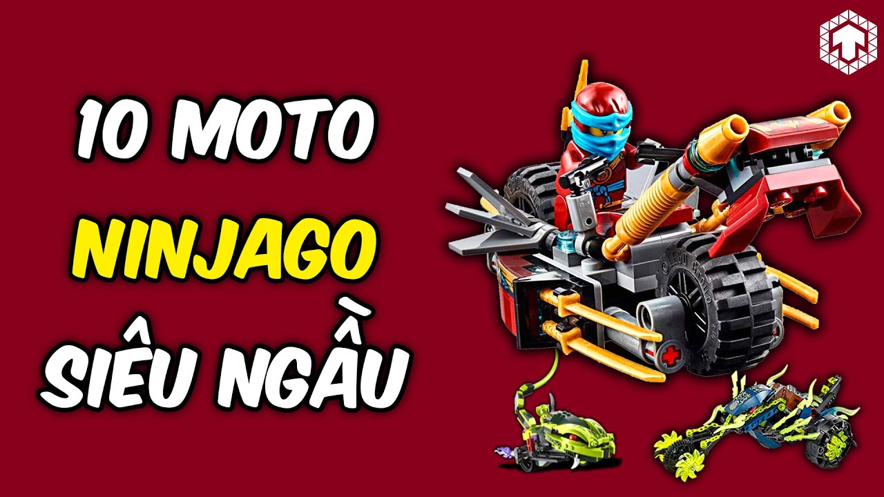 Đây Là 10 Xe LEGO Mô Tô 2 Bánh Siêu Ngầu Trong Ninjago | Tổng Hợp Ninjago | Ten Tun