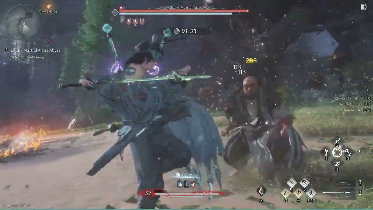 Where Winds Meet Drunk Martial Artist Abyss | No Hit Run