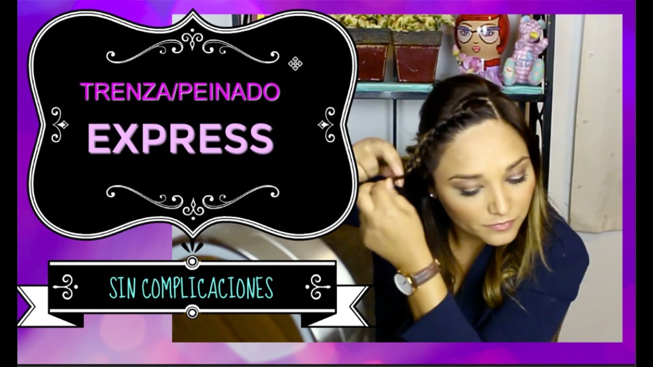 la trenza y peinado más rápida que existe