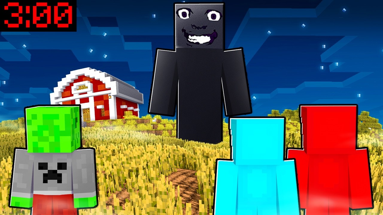 ON BYŁ ZA NAMI o 3:00 w NOCY w Minecraft!