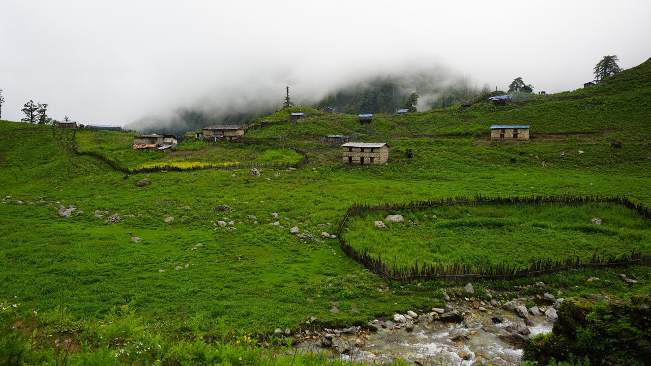 Most Peaceful And Relaxing Natural Mountain Village Life || NO Modern Facilities! NO TENSION! 😌🌦️