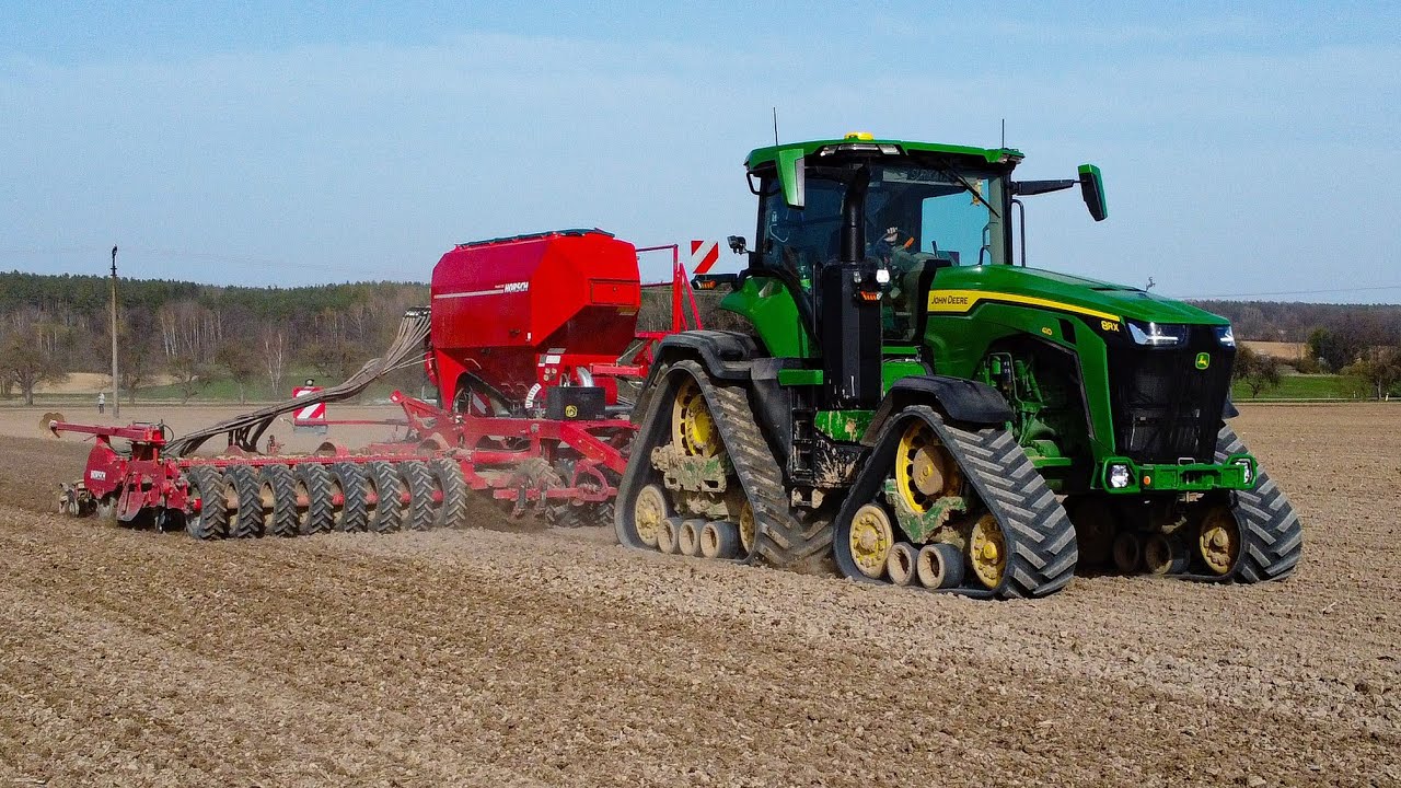 💚New John Deere 8RX 410 & Horsch Pronto 9 DC - Eurofarms AGRO_B - setí ovsa