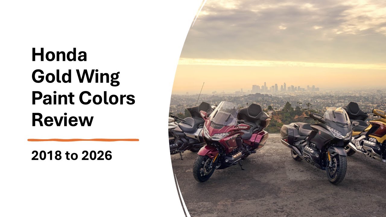 Цвета окраски Honda Gold Wing 6-го поколения