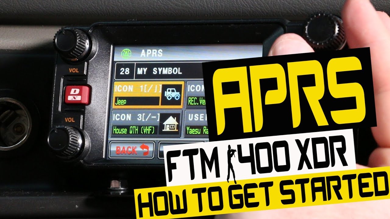 How to get started on APRS - Step By Step Basics - FTM 400 XDR