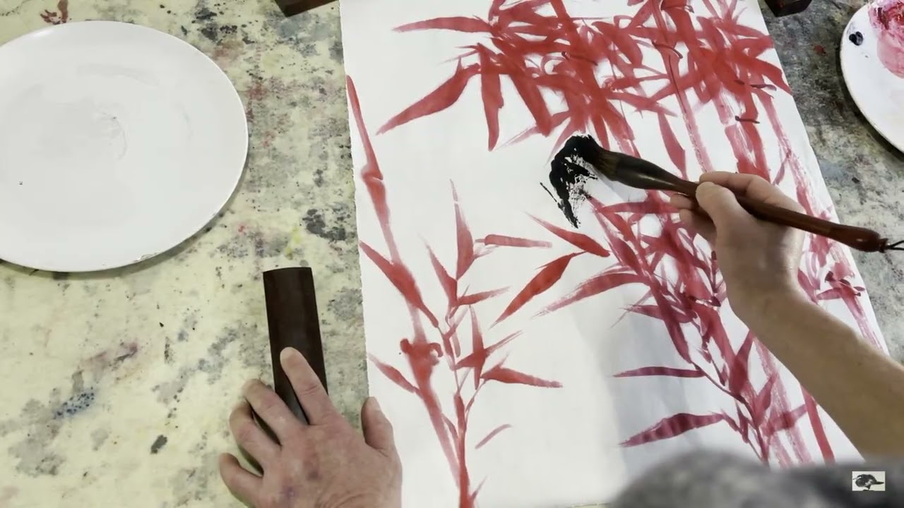 YT184 - Young Bamboo 新篁 / Vigorous & Bold Freehand Brushwork Painting 大写意绘画