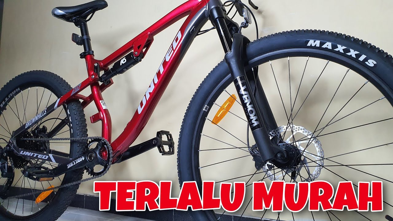 REVIEW UNITED BROWNHILLS T2 BIKIN IRI PENGGUNA MTB FULLSUS FACTOR ONE BROADWAY OUST AQUILA SISKIU