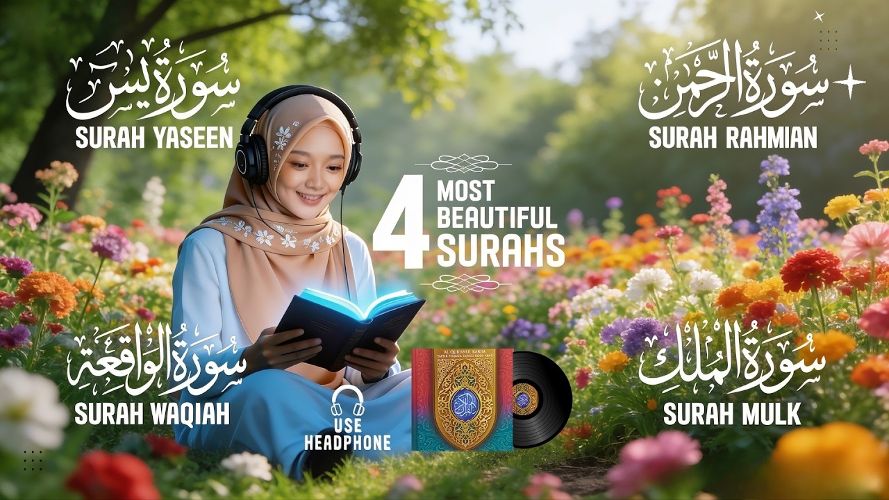 LANTUNAN YANG MEMUKAU SURAH AR RAHMAN, AL WAQIAH, AL MULK, YASIN DAN AL KAHFI PENENTRAM HATI