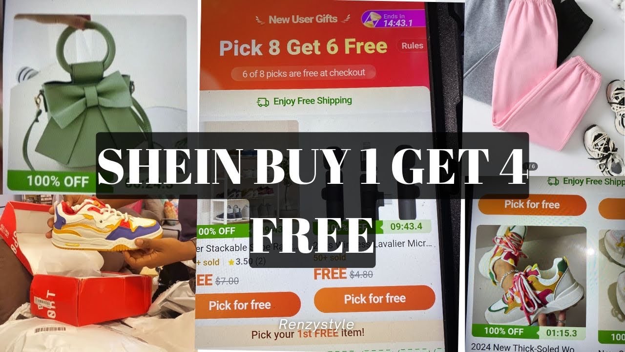SHEIN Free Gifts How to Guide! Buy 1 Get 4 FREE