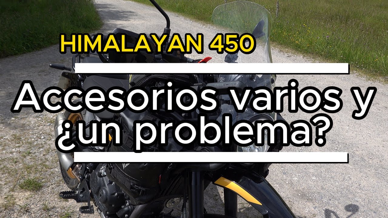 Himalayan 450: 4 accesorios y ¿un problema?