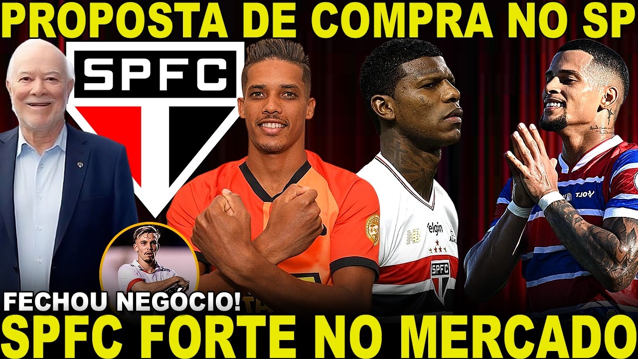 BOMBOU!!! SPFC FORTE NO MERCADO! PEDRINHO CHEGANDO? CRESPO AVISA SOBRE REFORÇO! VENDA DE DEFENSOR