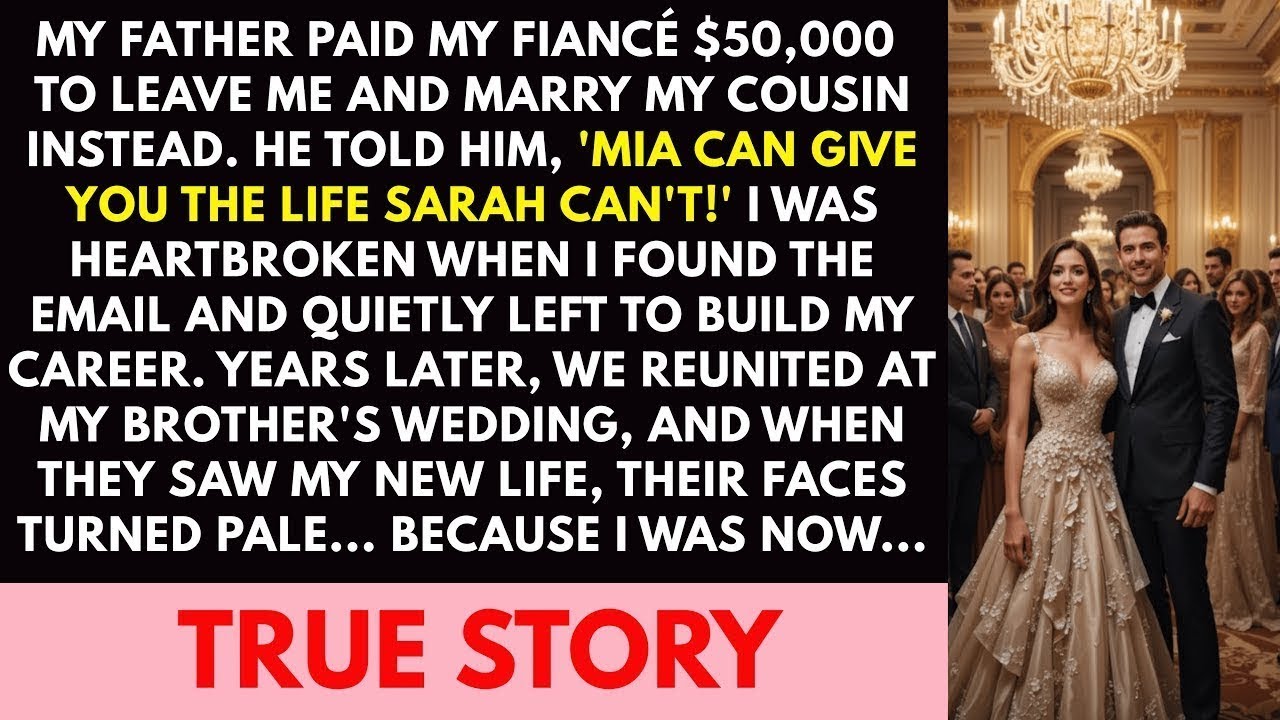 Dad Paid My Fiancé to Marry Cousin, Years Later at Brother's Wedding, They Were Shocked by My Life!