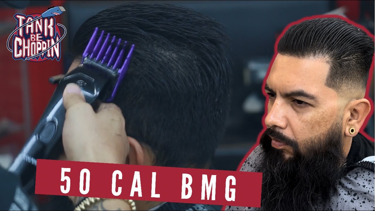 Slick Back Haircut Tutorial | CALIBER 50 Cal BMG