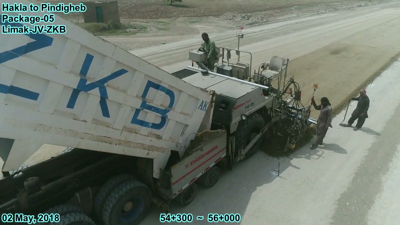 CPEC, M-14, Hakla/Islamabad to Pindigheb, Western Corridor dt 02 May, 2018