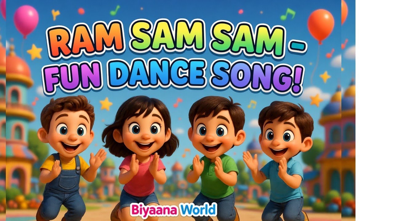 Ram Sam Sam v2| English rhymes learning rhyme #nurseryrhyme #englishrhymes #kidsvideo #disney 
