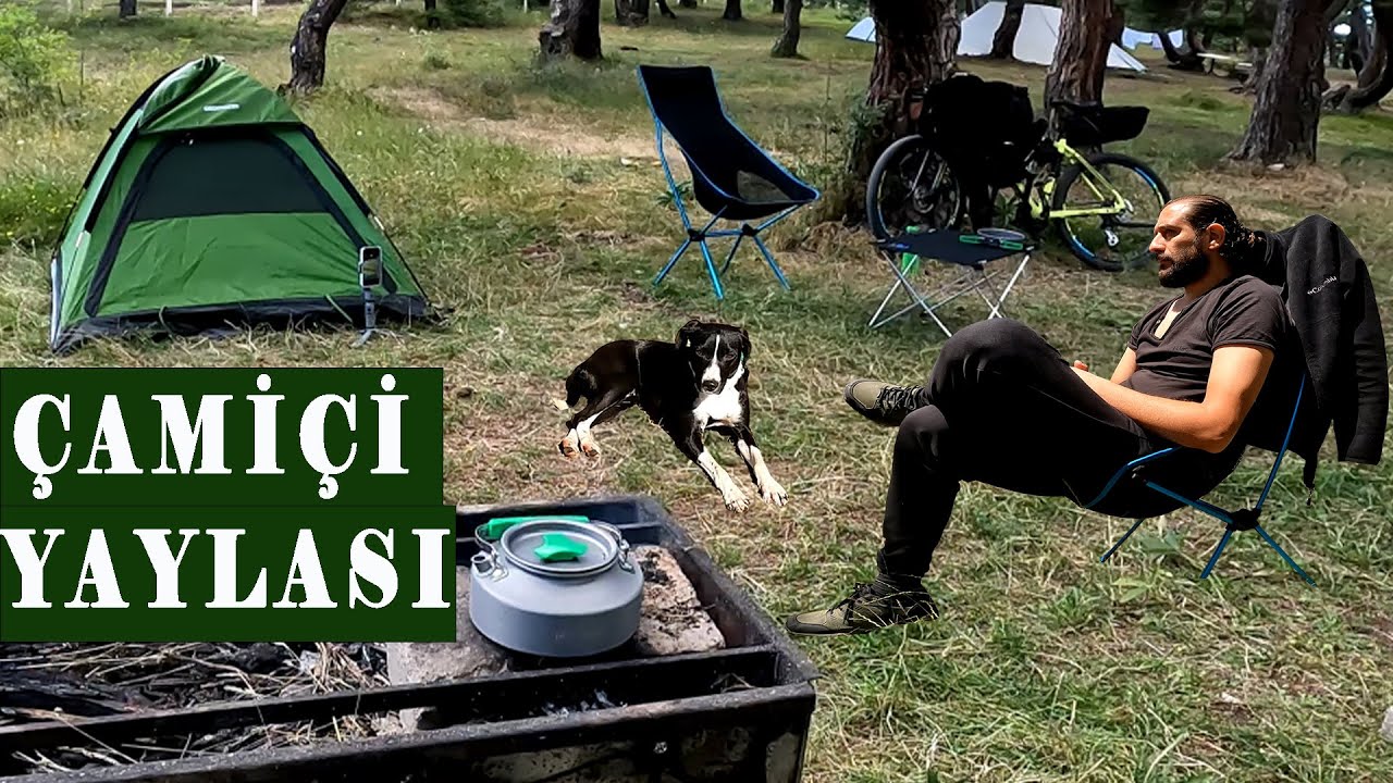 NİKSAR ÇAMİÇİ YAYLASI. | EFSANE İLK KAMP DENEYİMİ. | İLK BİKEPACKİNG, İLK CAMPİNG.