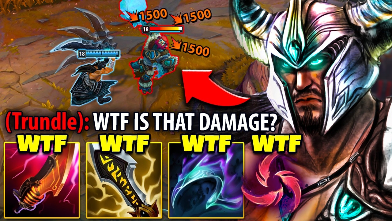 I created a BRAND NEW Tryndamere build that kills you in 0.01 seconds