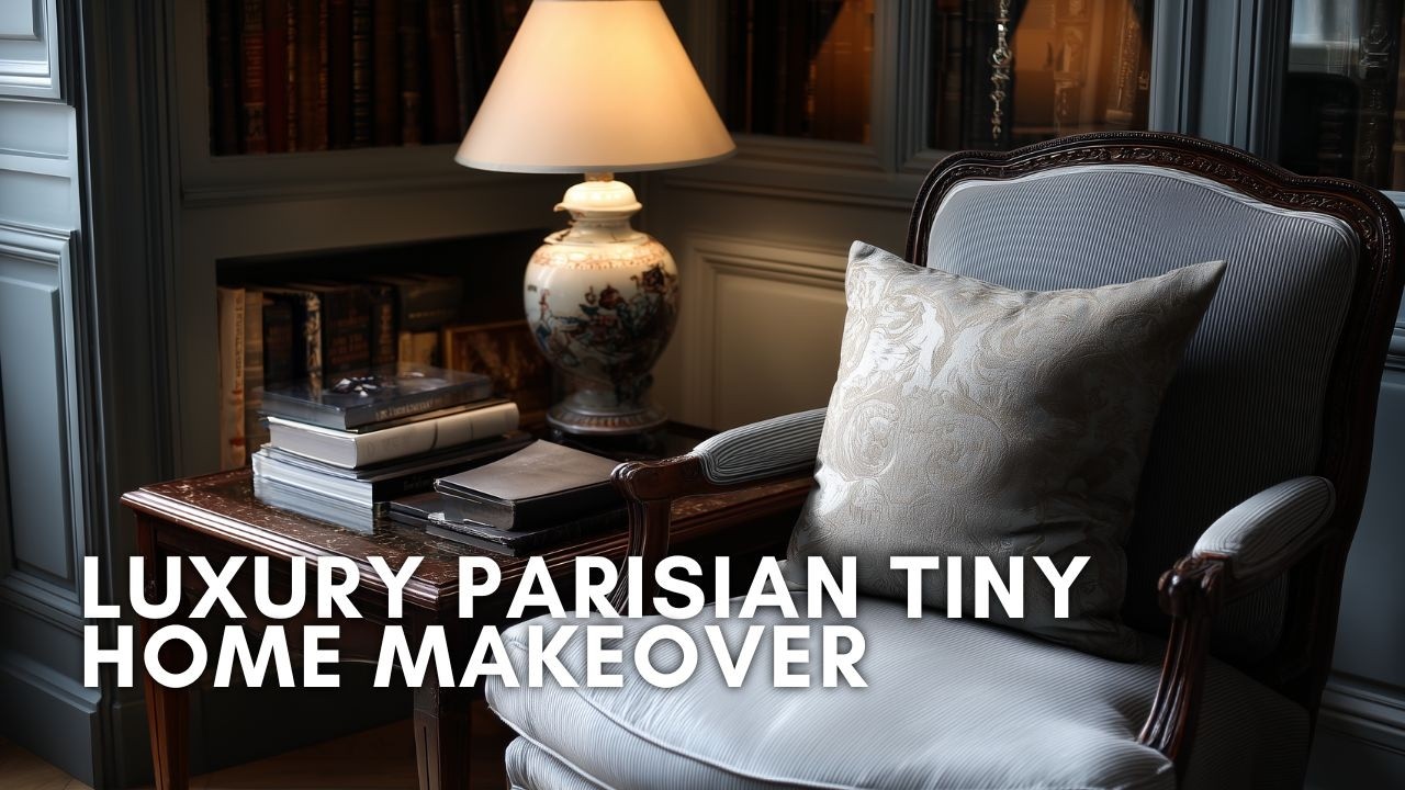 Luxury Parisian Tiny Home Makeover | Elegant French Interior Ideas for Small Spaces