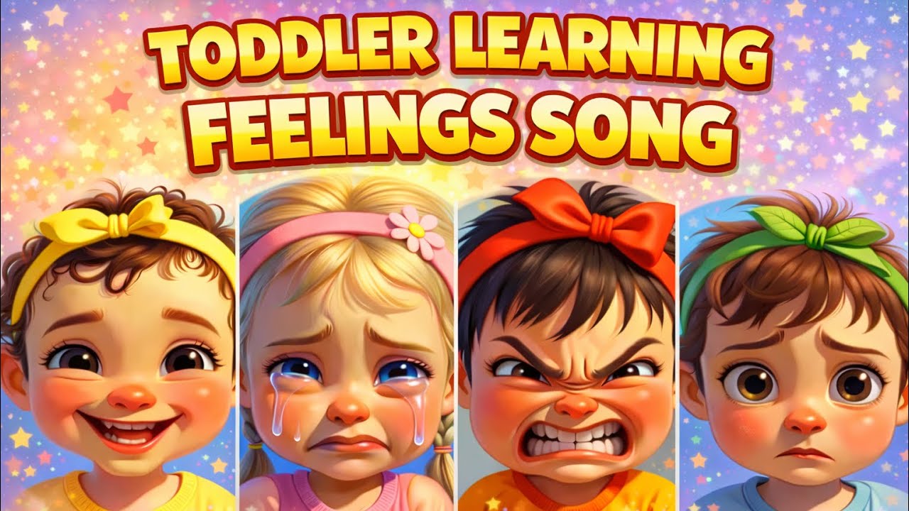 Toddler Feelings Song | Learn Common Feelings for Kids