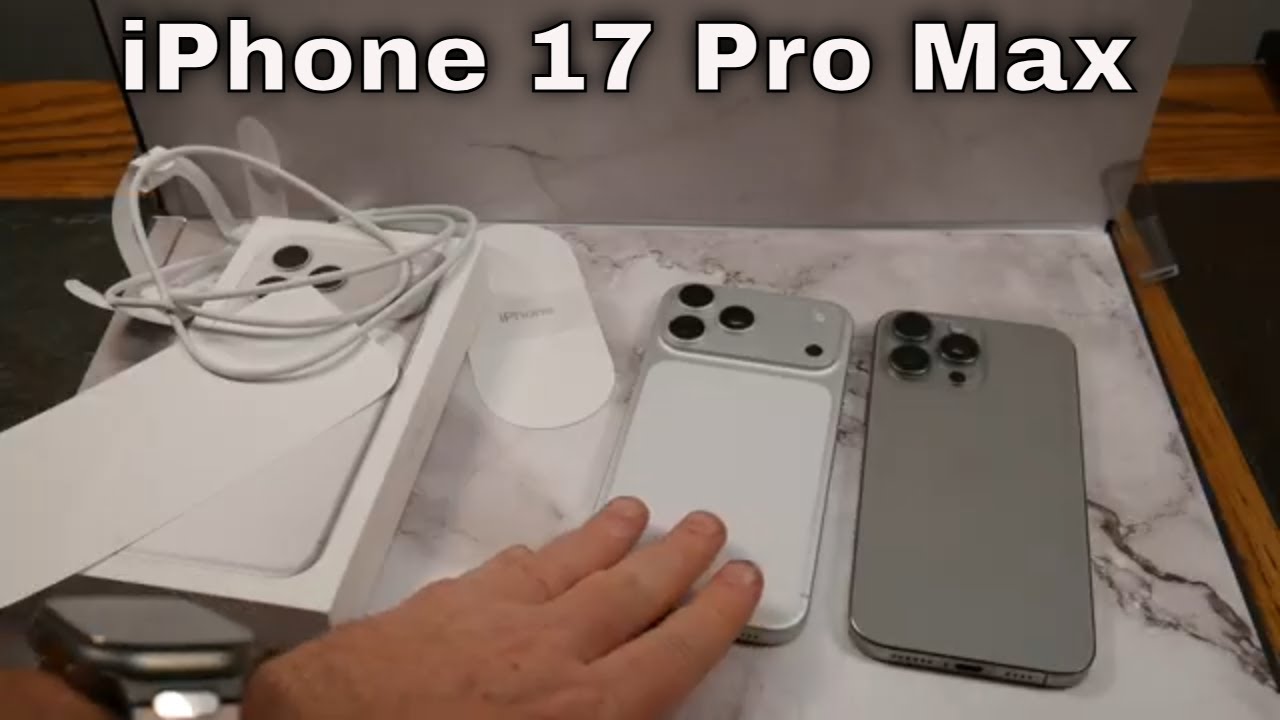 Распаковка iPhone 17 Pro Max: снова сезон iPhone