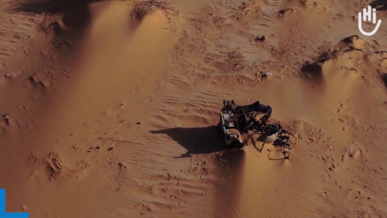 Testing Mine Detection drones in Chad