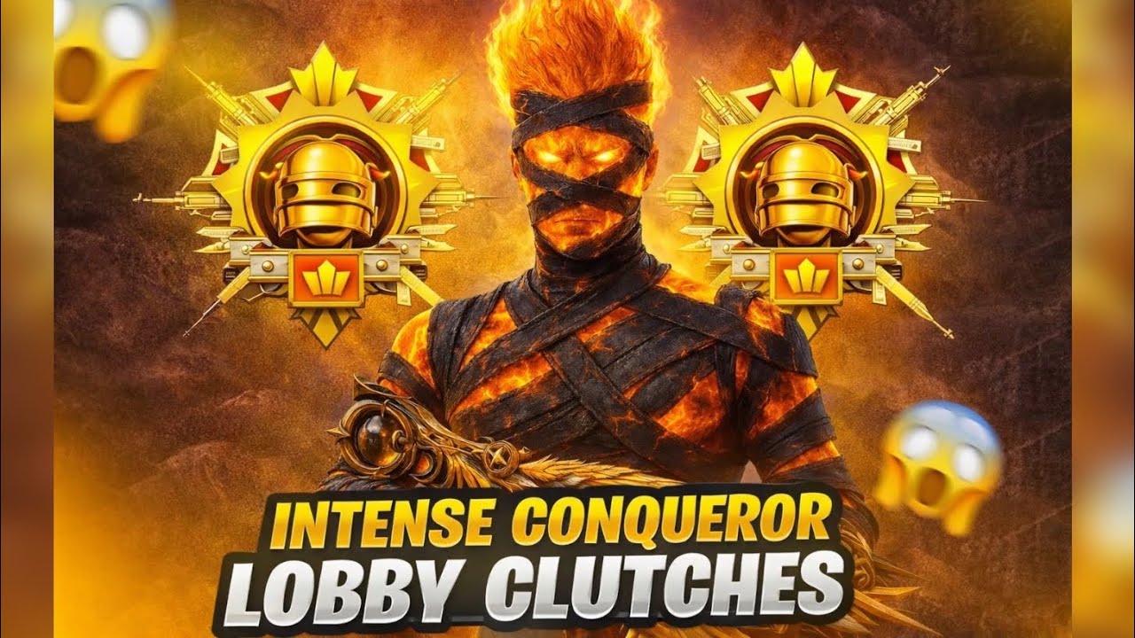 INTENSE CONQUEROR LOBBY CLUTCHES | BGMI | PABLOISLIVEYT 