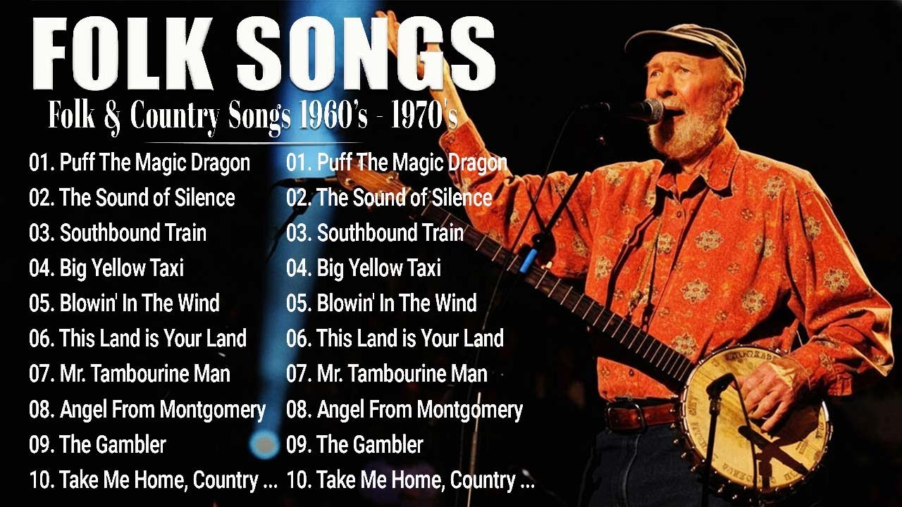 Folk Rock Country Music Collection With Lyrics - Cat Stevens, Kenny Rogers, John Denver, Bread